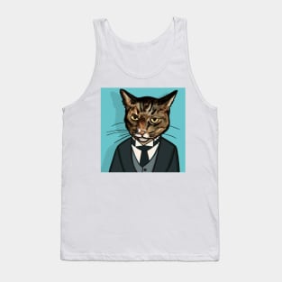 Butler Cat Tank Top